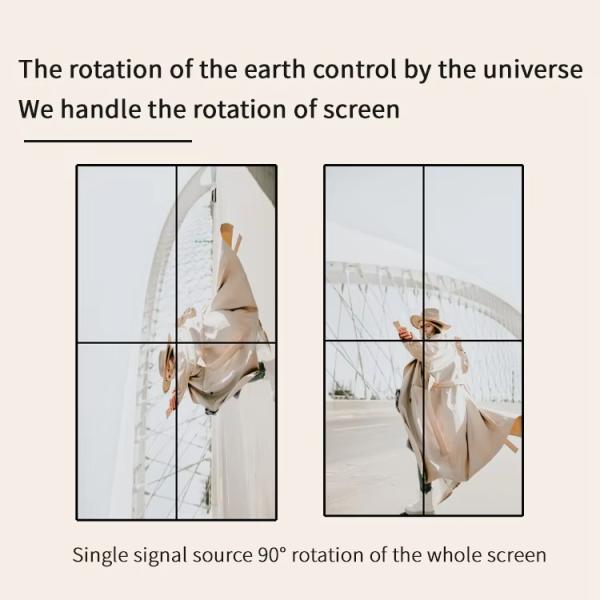 4K 4-in 9-out Video Wall Controller with DP 1.2 Input Simultaneously Showing 6 Different Screens