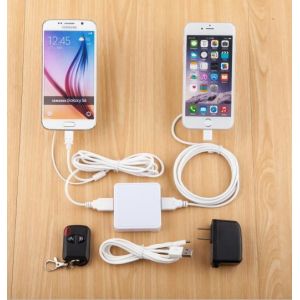 Buy cheap COMER 2ports secuity alarm system with charging for mobile phone and tablet shop exhibition product