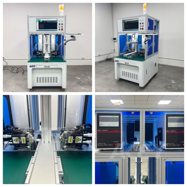 High-Speed Automatic Double-Sided Battery Spot Welding Machine For Lithium Pack Manufacturing