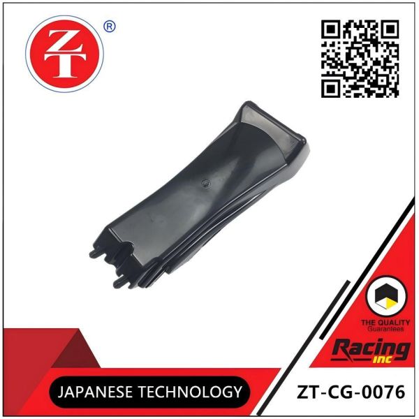 CG125 mudguard middle section black ABS rear mudguard connecting cover suitable for 125 top-bar motorcycle rear wheel mudguard middle section