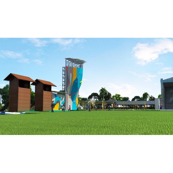 Play Facilities In Amusement Park Adventure Ropes Course For Children Adult