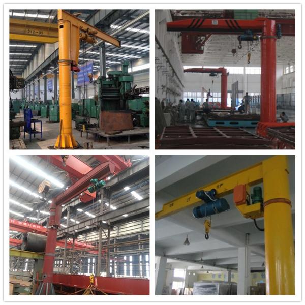 Yuantai Remote Control Luffing Electric Hoist Protable 5 ton Jib Crane,Fixed Jib Crane