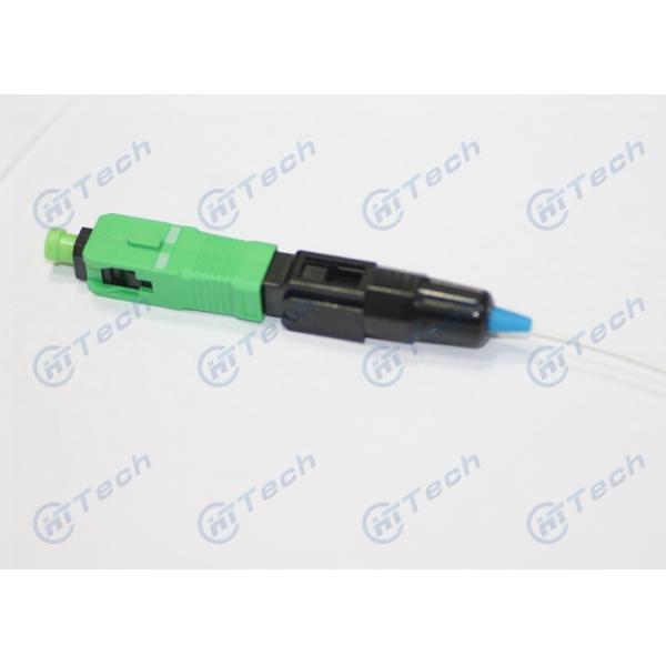 SC APC Fast Fiber Optic Connectors / Fiber Cable Connector For Distribution Frames