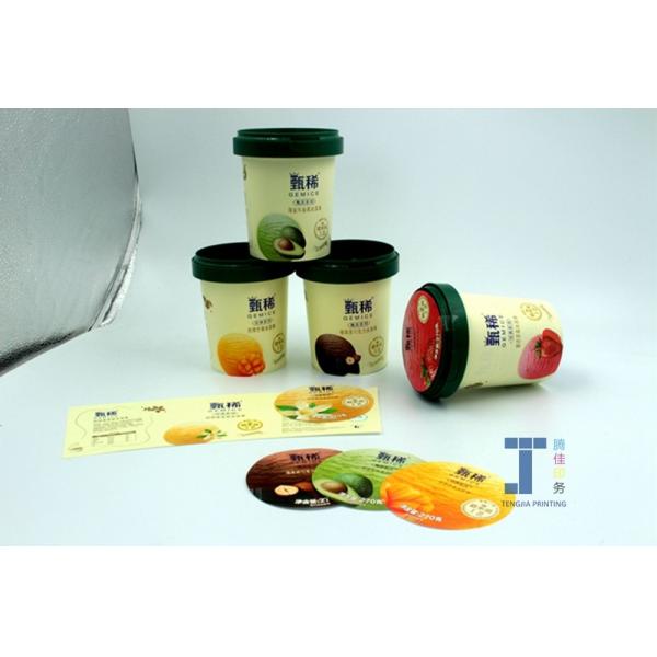 IML In Mold Labeling Food Sticker Labels Ice Cream Cup Labels