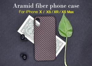 China Ultra Thin Matte Style Real Aramid Fiber Phone Case For iPhone X on sale