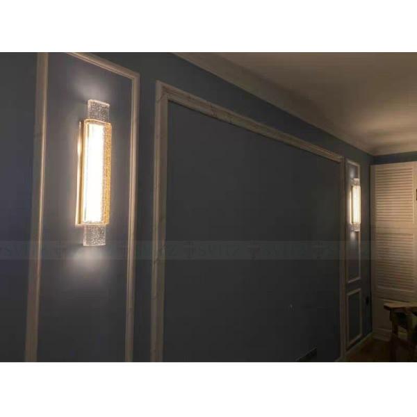 Nordic Luxury crystal wall lamp living room bedroom bedside restaurant corridor creative wall light (WH-OR-254)