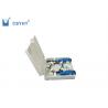 2 port fiber optic outlet plastic material for wall mounted in FTTH project for sale