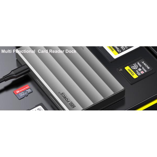 MultiPort 4 In 1 Universal Card Reader For CFexpress TYPE A TYPE B SD Micro SD TF Memory Card Combo