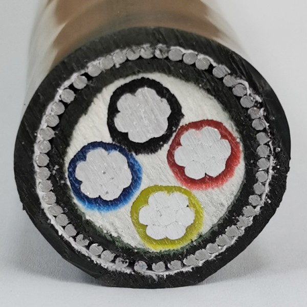YJV 0.6/1KV 3*25+2*16 Low Voltage Cable XLPE Insulated PVC Sheath Power Cable
