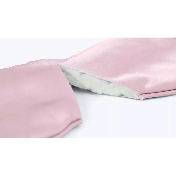 Wrinkless Breathable Face Cover , Mulberry Silk 2 Layer Face Mask