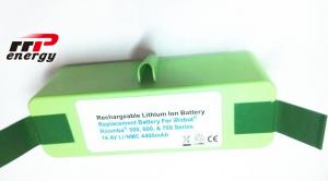 Buy cheap 25ohm Li Ion Rechargeable Batteries 14.4V 4.4Ah For Vacuum Cleaner Roomba Sweeper product