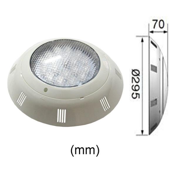 Color Changing 54W IP68 Surface Mounted LED Pool Light
