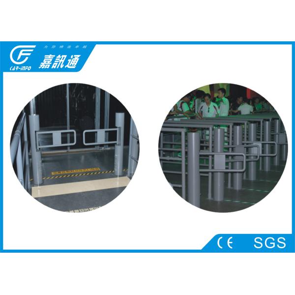Fast Speed Access Control Turnstile Gate , Full Automatic Swing Gate Turnstile