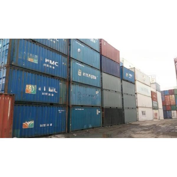 Chinese Stock Cargo Worthy 20ft Used Shipping Containers Internal Dimensions 5.899 x 2.352 x 2.393M 10 Years Around