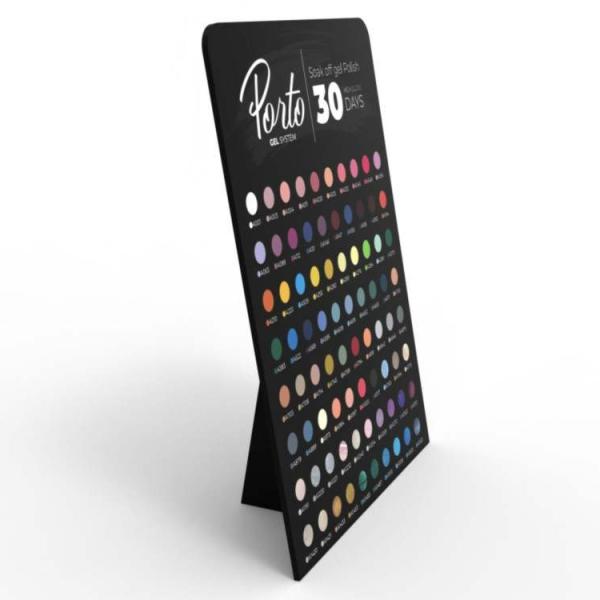 PVC Nail Polish Display Stand Foam Board Cosmetic Nail Polish Display Rack Countertop