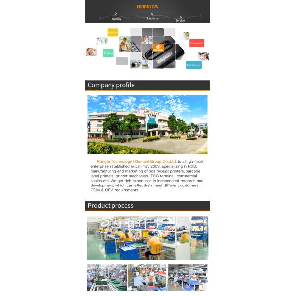 RP58 58mm Thermal Receipt Printer Bluetooth Ticket Printer ESC/POS Command