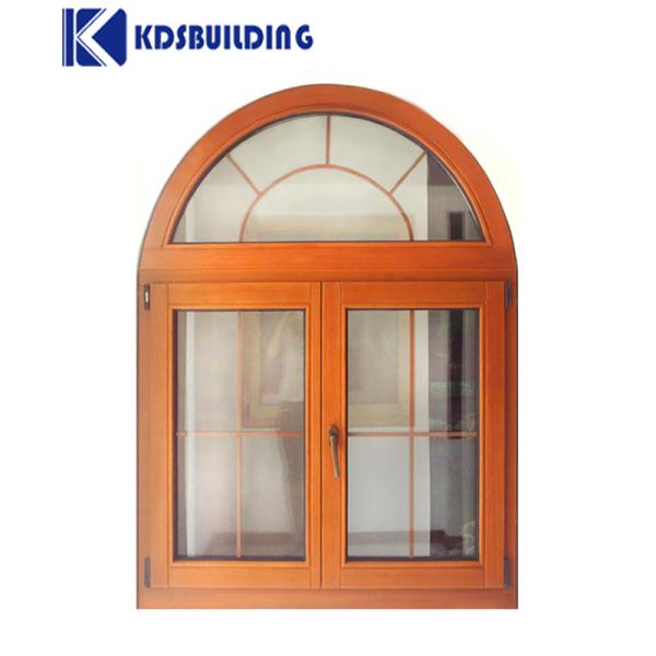 China Manufacture Aluminum Casement Windows For House With Ce Certified Solid Wooden Window