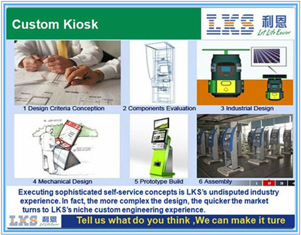 Indoor Self Service Kiosk Dual Touch Screen For Social Insurance Department