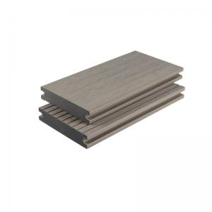 Buy cheap Gray Solid Wood Plastic Panel Board Anti - Corrosion Moisture - Proof Courtyard Decor 145x30mm product