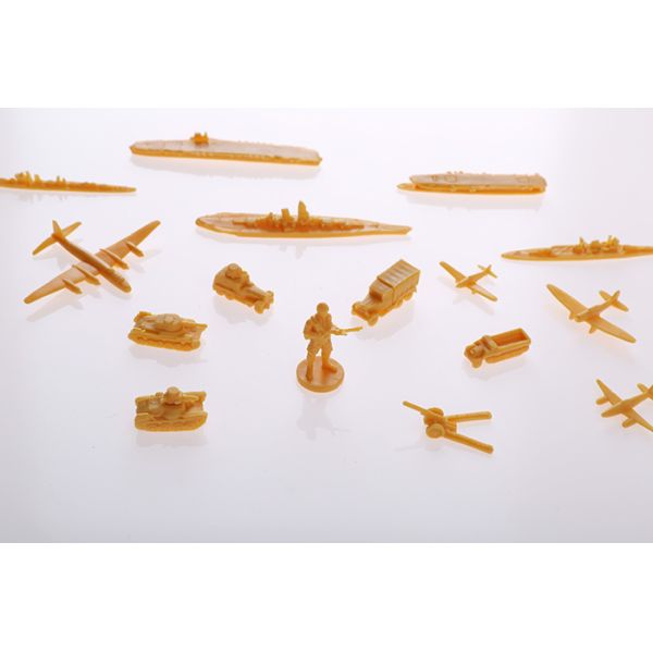 Customize Orange Plastic Figure Collection For Tabletop Gaming Sandbox Play