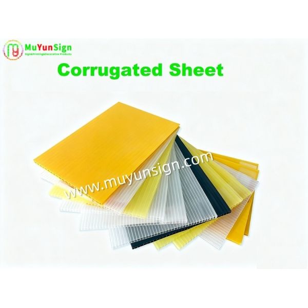 Opaque White PP Corrugated Sheet Printable for Packaging / Displays