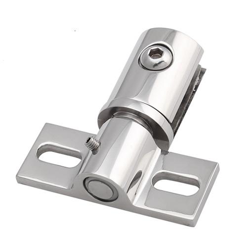Quality adjustable rotating stainless steel glass door hinge free pivoting action for sale
