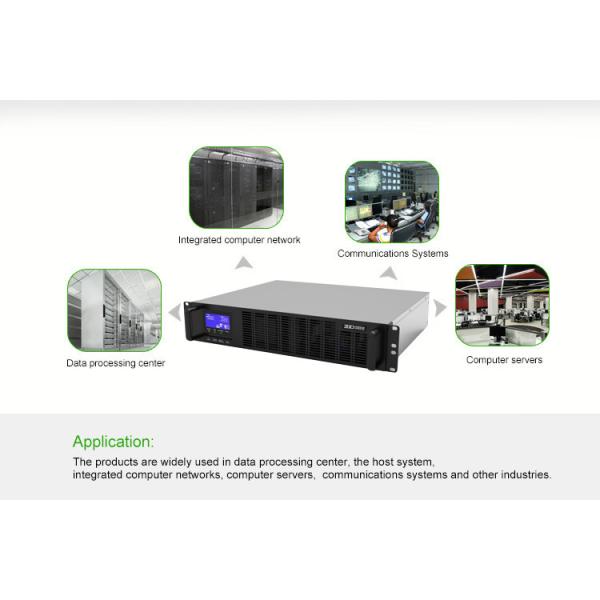 Single Phase 800w Rack Mounted UPS Battery Backup Pure Sine Wave