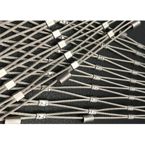 Stairway Railing Stainless Steel Cable Netting Ferrule Type