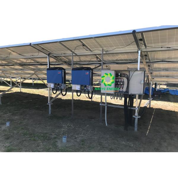 Good Performance Ground Solar Mounting Systems For Solar Plant Large Scale Solar Projects