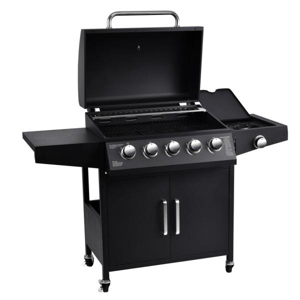 Stand Built In Gas BBQ Grill