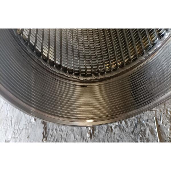 Threaded Wire Wrapped Screens Rust Resistant Electropolished Stainless Steel Pipe