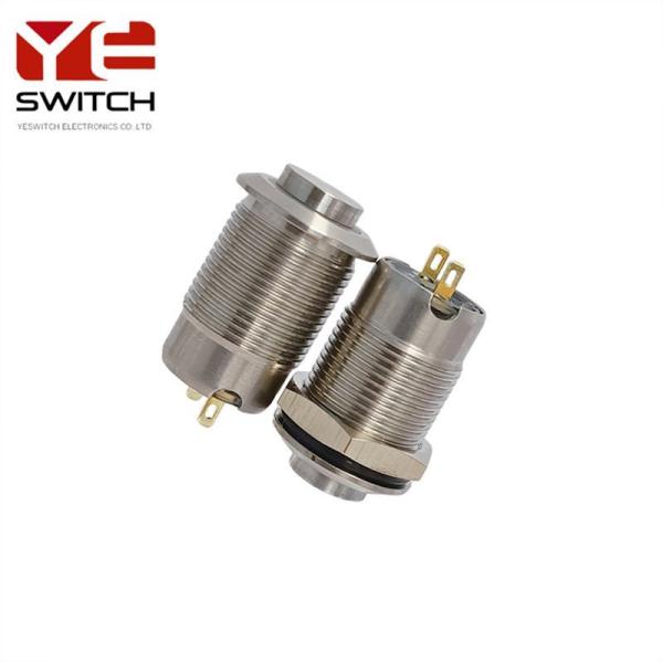 Doorbell 1.8mm Metal Button Switch 24VDC 12mm Push Button Switch
