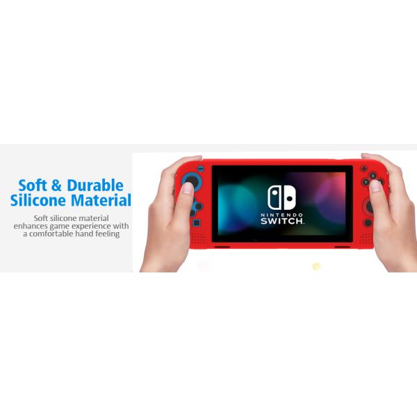 Protective HOXC Nintendo Switch OLED Silicone Protective Case, Ergonomic Grip Grip Silicone Cover For Nintendo Switch Pro Console