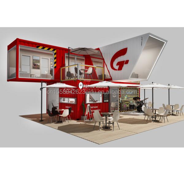 Customized Color 10ft 20ft Modern Mobile Modular Prefab House Easy Install Flat Pack Prefabricated Detachable Container