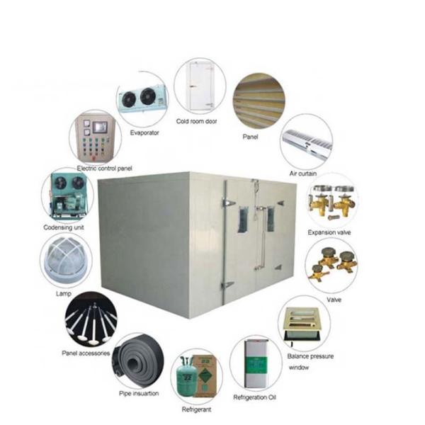 8500L Walk In Cooler Blast Freezer Supermarket Refrigeration With Glass Door
