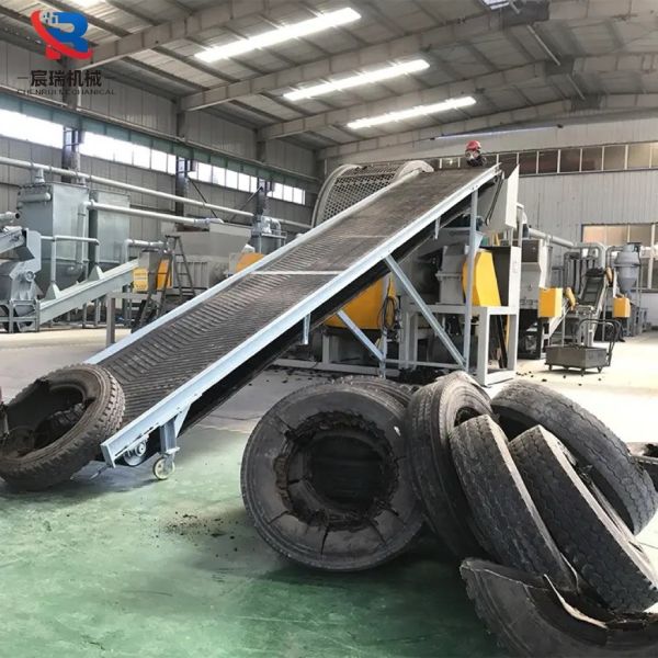 Professional Manufacturing Waste Tire Processing Equipment Wire Tire Shredder Quotation Big Car Tire Rubber Crusher