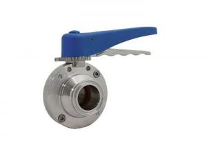 Buy cheap Sanitary Finish Clamp Butterfly Valve , 4