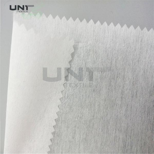 Custom Hand Feeling Polyester Viscose Sew-in Interlining Chemical Bond No Woven Fabric Roll for Garment