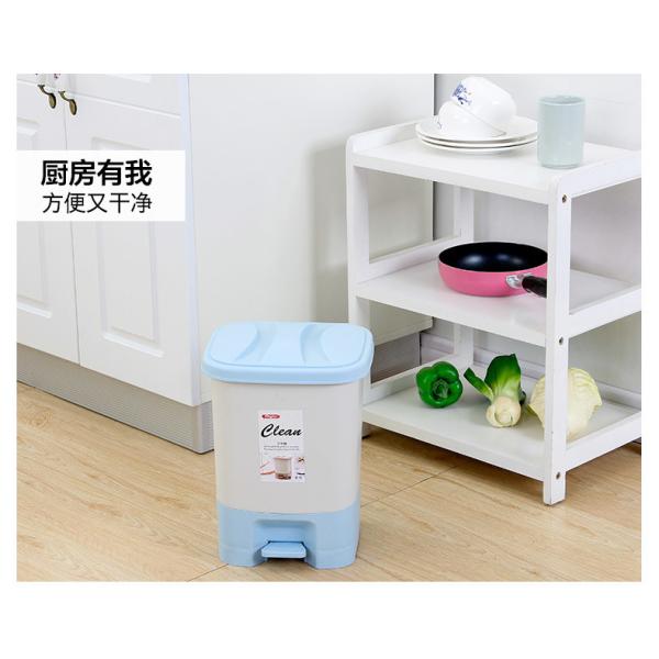 Pedal Green Barrel B And Q Airtight Dustbin With Cover