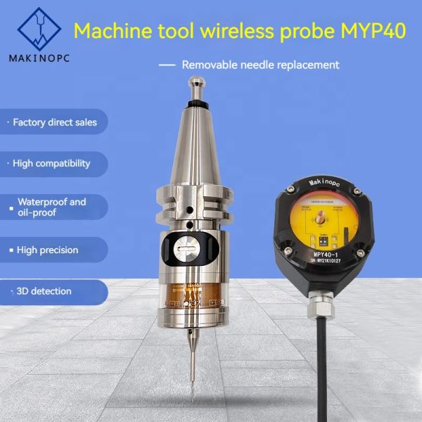 IP68 Radio Signal Transmission Wireless 3D Touch Probe Workpiece Measurement for CNC Milling Machines MYP40