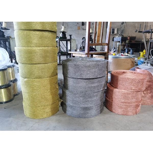 0.23mm Diameter Copper Knitted Wire Mesh Gas Liquid Filter For Cleaning