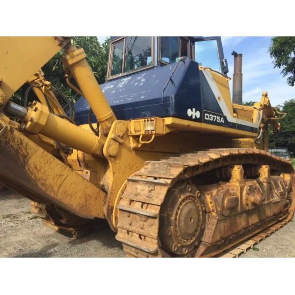 Second Hand Crawler Komatsu 375a Bulldozer 532hp Engine Power 6 Cylinders