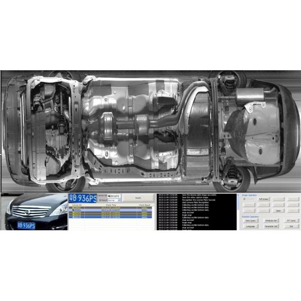 under vehicle inspection system with CCTV camera under vehicle search syst
