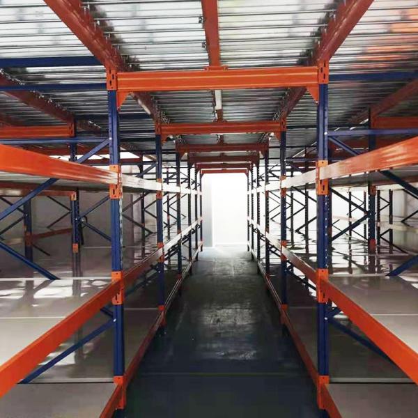 2-3 Levels Steel Construction Mezzanine Rack Multi Level For Warehouse Storage