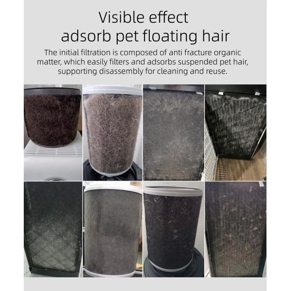 ABS Material Home Air Purifiers For Humans And Pet Allergies HEPA Filters Fresh Air