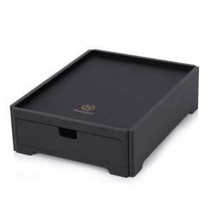China 210*270*75mm Black acrylic hotel room hotel amenities box for 5-star Marriot hotel on sale