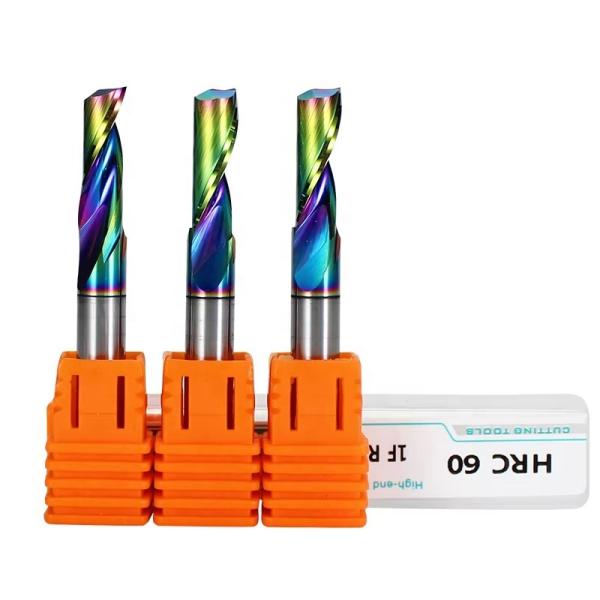 Manufacturer Aluminum Milling Cutter Solid Carbide Single Flute End Mill Cnc Tool Dlc Coating End Mill Aluminum CNC Tools
