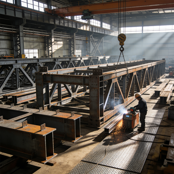 Commercial Prefabricated Steel Structures Withstand Strong Winds / Gusts