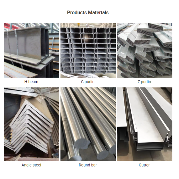 Quick Installed Prefabricated Steel Frame Structure Building Industrial Workshop Warehouse Factory Plant Shed
