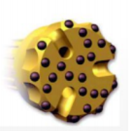 High Air Pressure DTH Bits With Flat Face For Hard Rock Drilling In Carbon Steel
